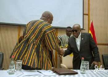 President John Dramani Mahama and former President Akufo-Addo