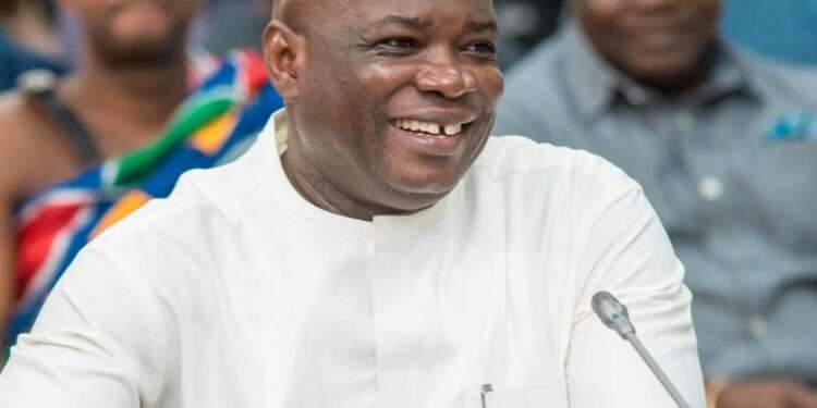 The Minister for Roads and Highways, Hon. Governs Kwame Agbodza