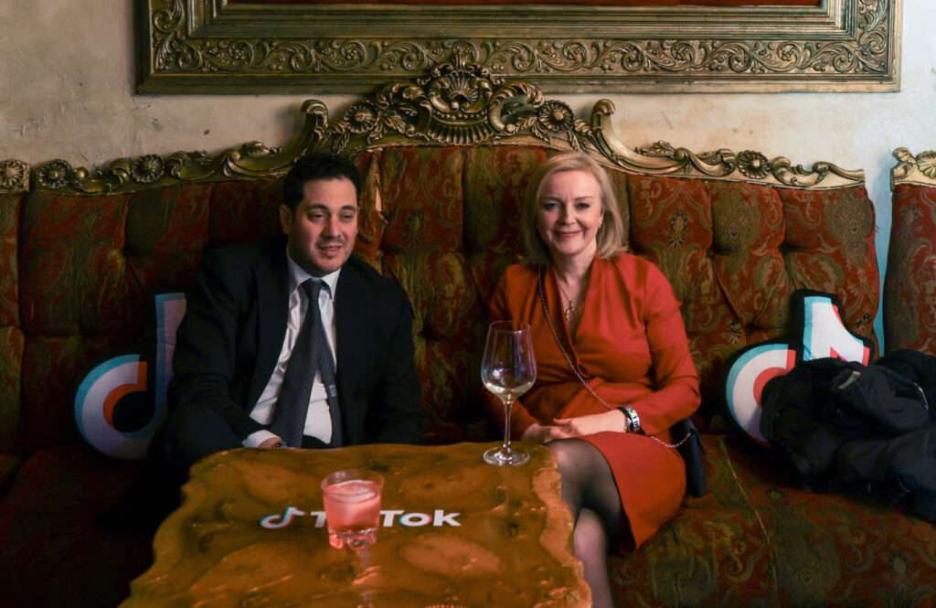 Liz Truss Faces Tory Backlash Over Trump Support 2 Liz truss at an event