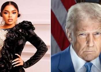 Bobrisky and President Donald Trump