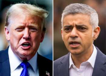 Sadiq Khan (R) has been along time critic of Donald Trump