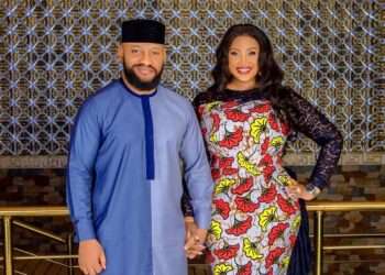 Yul Edochie and his wife Judy Austin