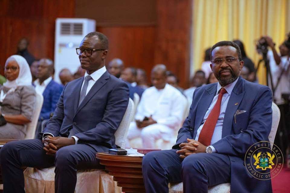 President Mahama Swears in BoG Governor and Deputy 2 BOG Governor and Deputy