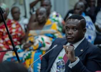 Hon. Samuel Nartey George, Minister of Communications, Digital Technology and Innovations
