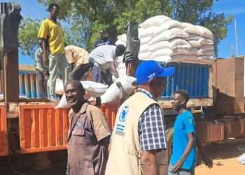 WFP delivers food to families in south Khartoum, in Sudan Conflict