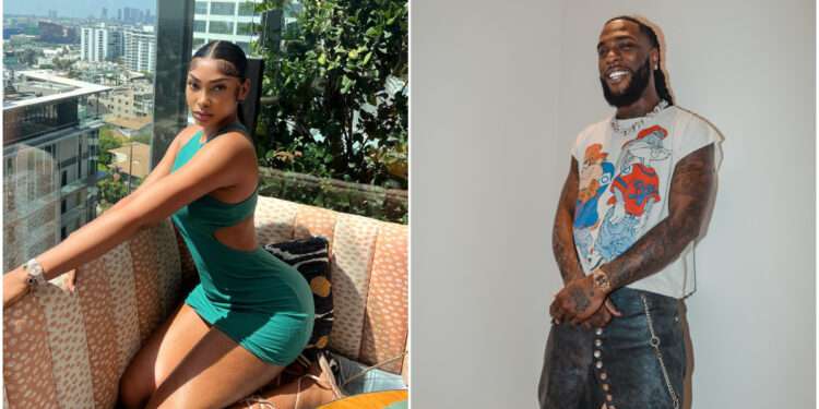 Sophia Egbueje and Burna Boy