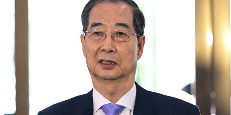South Korean Prime Minister, Han Duck-soo.