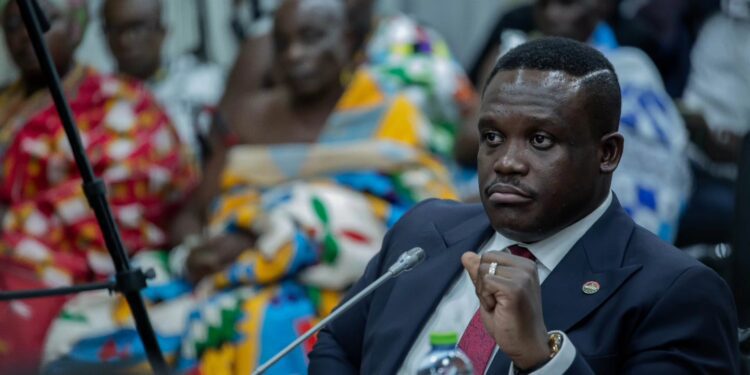 Hon. Samuel Nartey George, MP and Minister of Communications, Digital Technology and Innovation