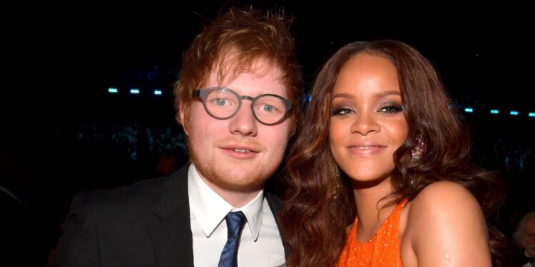 Ed Sheeran and Rihanna