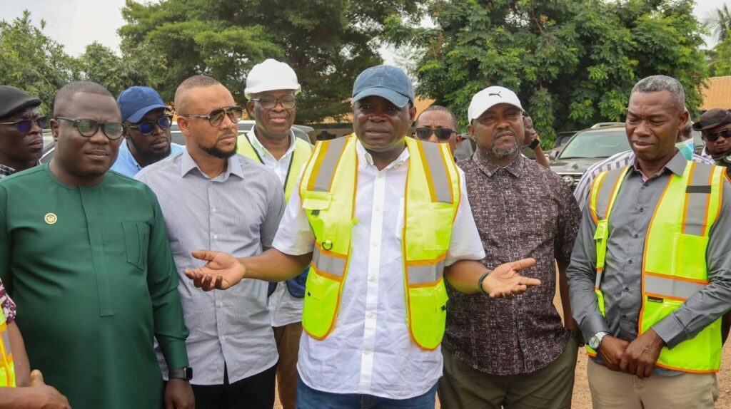 Agboza @Road inspection 2