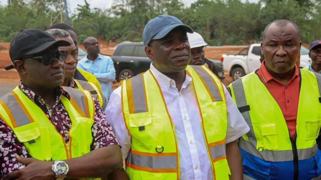 Agboza @Road inspection 5
