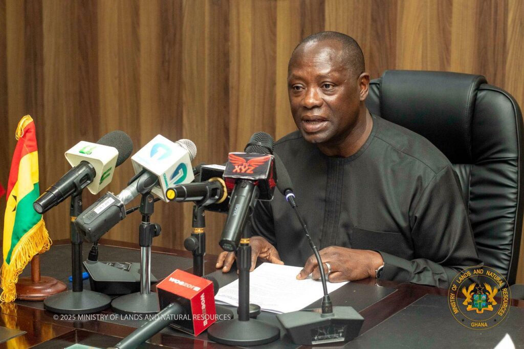Hon. Emmanuel Armah Kofi Buah, Minister of Lands and Natural Resources