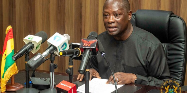 Hon. Emmanuel Armah Kofi Buah, Minister of Lands and Natural Resources