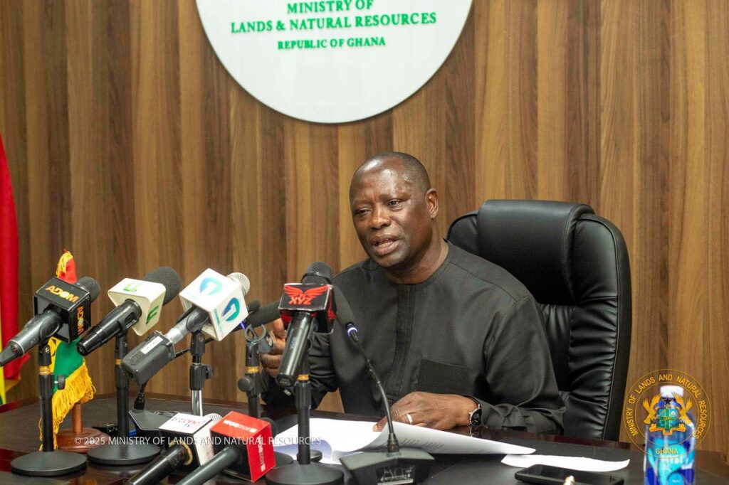 Hon. Emmanuel Armah Kofi Buah, Minister of Lands and Natural Resources