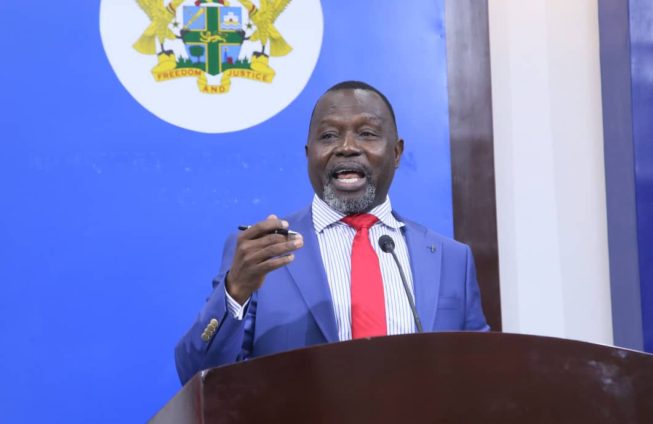 Attorney General and Minister of Justice, Dr. Dominic Akuritinga Ayine