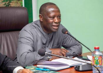 Minister for Lands and Natural Resources, Hon. Emmanuel Armah-Kofi Buah,