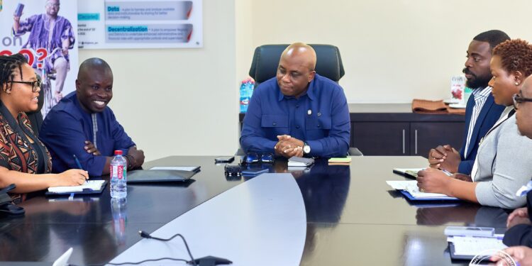 AREPI, NHIA Forge Partnership to Boost Access to Quality Medicines 1 AREPI Leadership in a discusson with NHIA Leadership