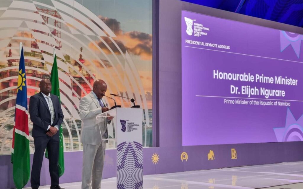 Namibian Prime Minister Elijah Ngurare