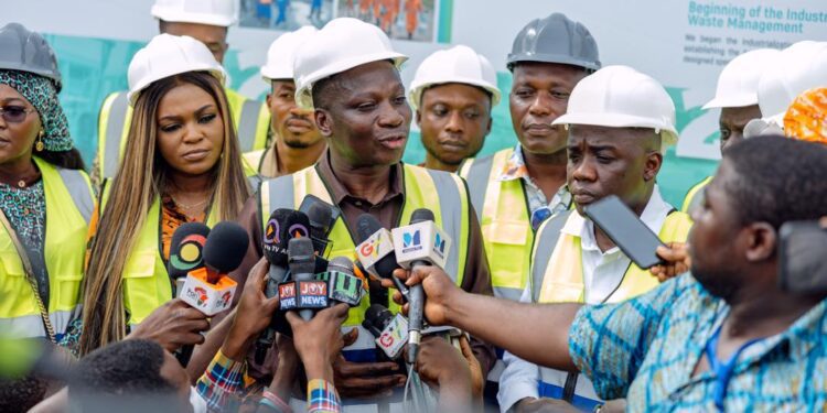 Parliament Sanitation Committee visits Zoomlion Composite site