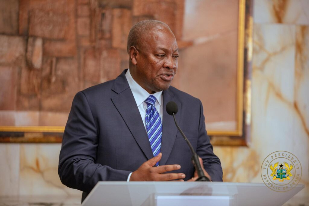 HE President John Dramani Mahama