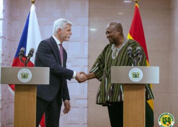 President John Dramani Mahama and President Petr Pavel
