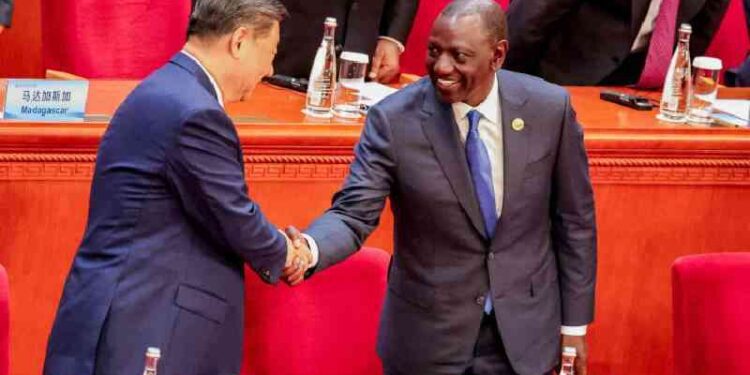 President Xi Jinping and  President William Ruto