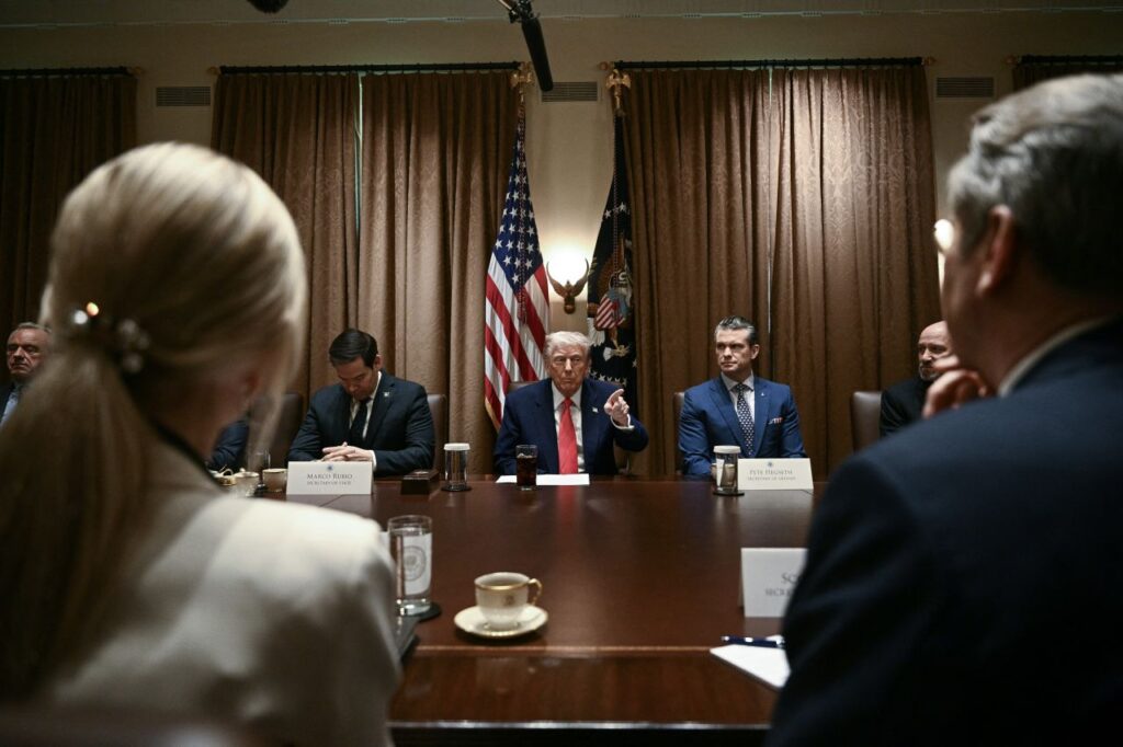 Trump Defends Moves On Tariffs 2 Trump Expresses Optimism That US And China Will Reach Deal Over Tariffs