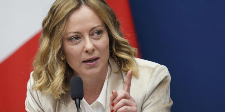 Italian Premier, Giorgia Meloni