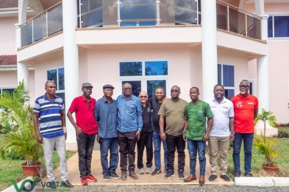Team initiating paragliding project in Ghana's Volta Region