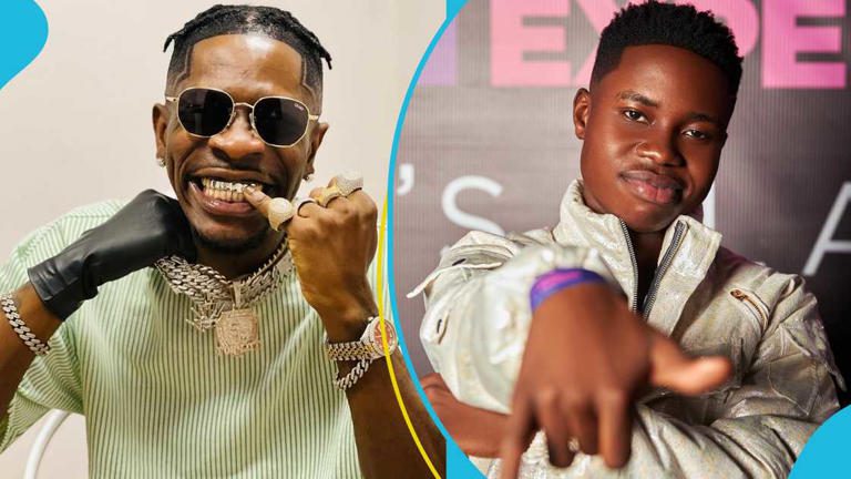 Shatta Wale Hosts Peller in His Mansion