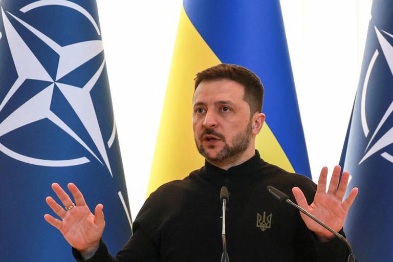 Ukraine's President Volodymyr Zelenskyy.