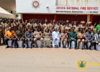 Hon. Muntaka Mohammed-Mubarak, Ghana National Fire Service, Tamale