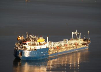 A Russian oil tanker
