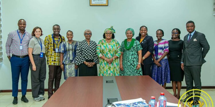 Gender Ministry and IOM Renew Joint Fight Against Trafficking 1 Madam Fatou Diallo Ndiaye, Hon. Dr. Agnes Naa Momo Lartey, Ministry, IOM