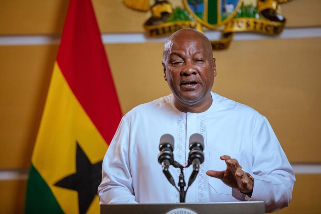 HE President John Dramani Mahama