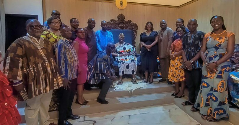 GTA Officials Pay Courtesy Call on Ga Mantse