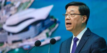 Chief Executive of Hong Kong, John Lee Ka-chiu.