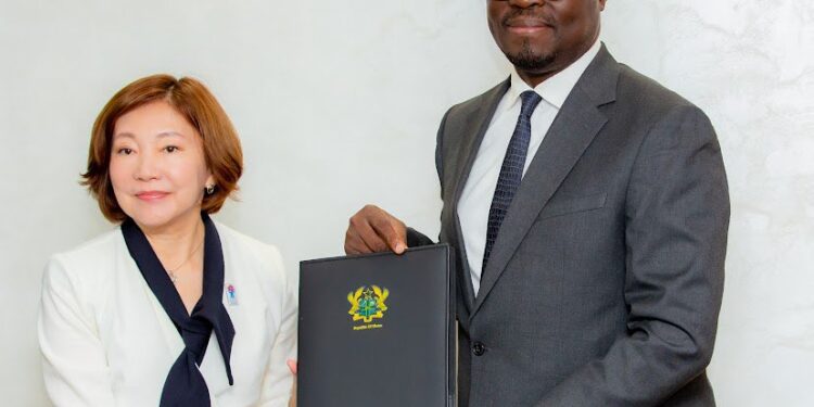 Ghana Secures ¥402 Million Japanese Grant for Human Development 1 Dr. Cassiel Ato Forson, Miyazaki Katsura, Ghana, Japan