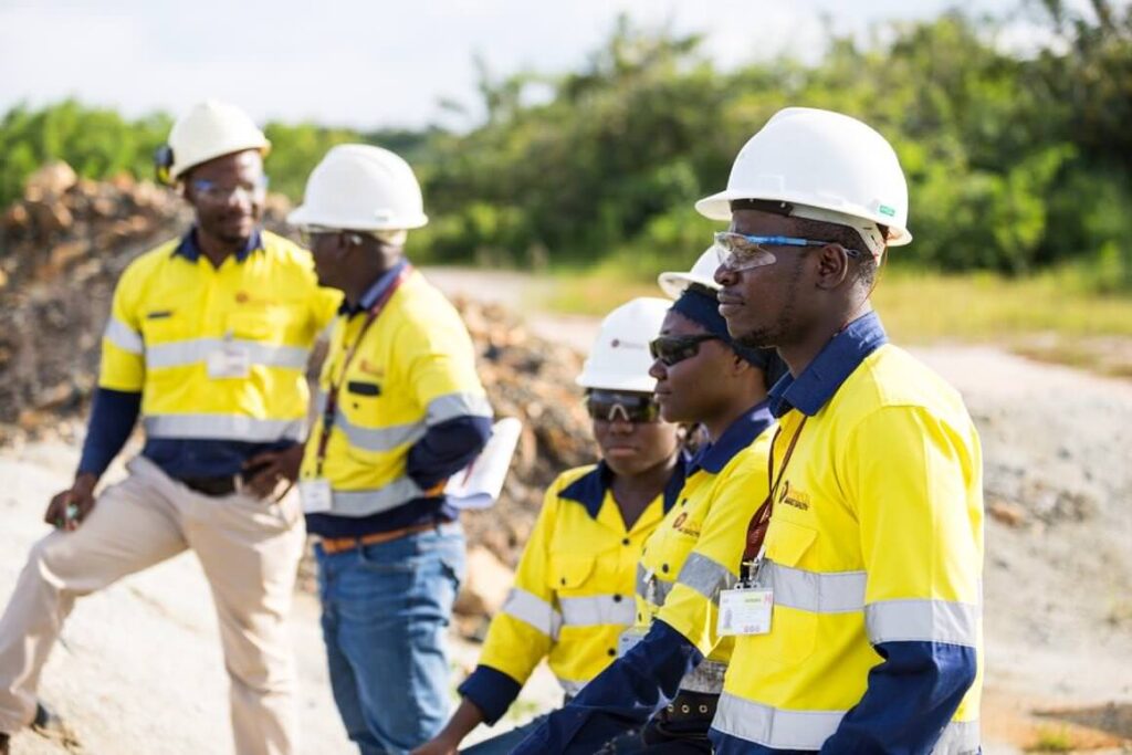 Edikan Perseuss first mining operation