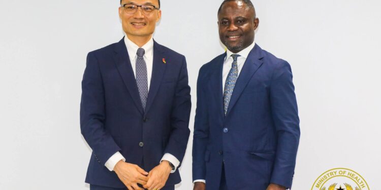 Ghana, China Deepen Health Sector Ties Through Diplomacy and Aid 1 Hon. Mintah Akandoh, H.E. Tong Defa, Health, Ghana