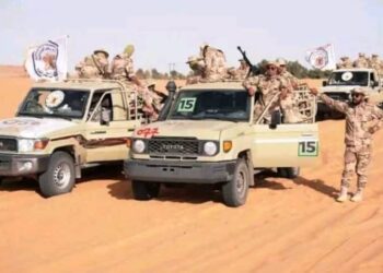 Khalifa Haftar's Libyan forces that participated in a RSF-attack on the camp of-Sudan's Joint Forces near the border