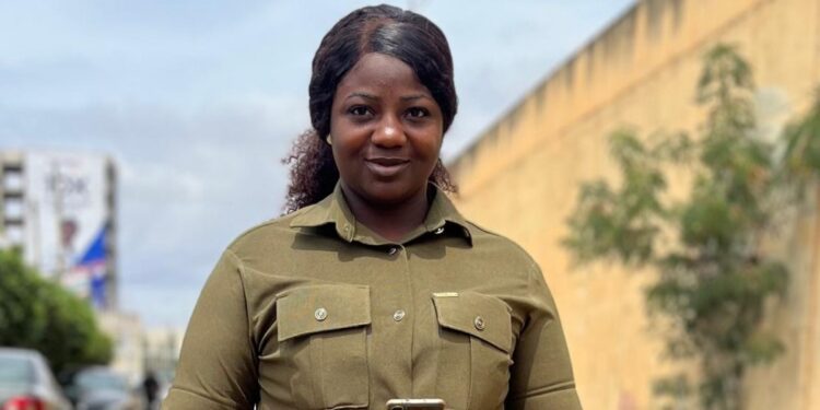 Madam Aldrina Beatrice Asante, the Head of Operations for NADMO’s Westland Zone