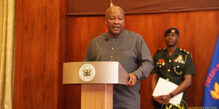 HE President John Dramani Mahama