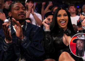 Stefon Diggs, Cardi B, and Offset