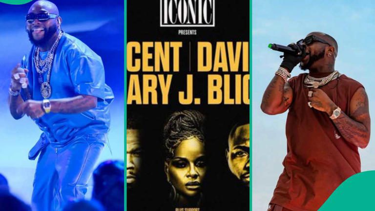 Davido Withdraws From 50 Cent’s Concert