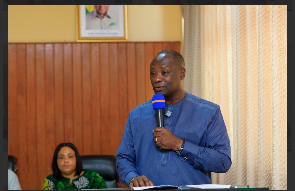 Ghana’s Minister for Lands and Natural Resources, Hon. Emmanuel Armah Kofi Buah