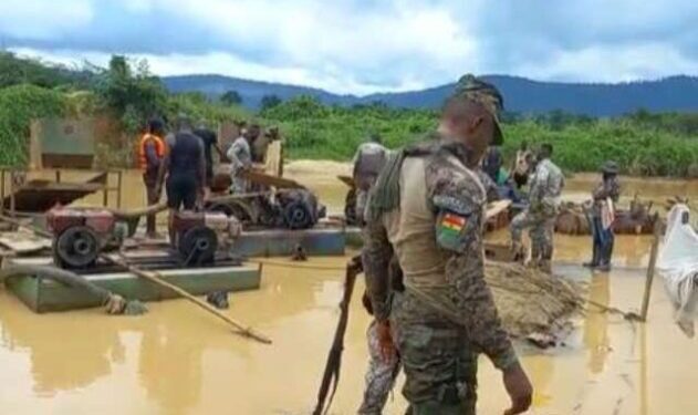 Military fights galamsey crisis