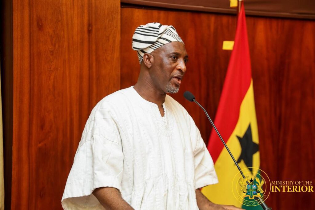 Military Engineers Tasked to Lead Ghana's Emergency Flood Response 5 Minister for the Interior, Hon. Mohammed Mubarak Muntaka