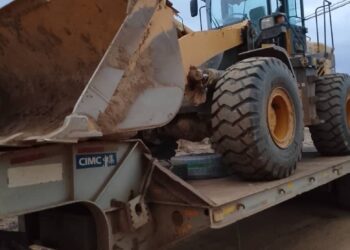 Some of the equipment seized by the NAIMOS Taskforce during its galamsey crackdown in the Bole-Bamboi area