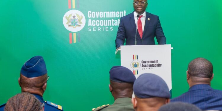 Ghana’s Minister for Defence, Dr. Edward Omane Boamah